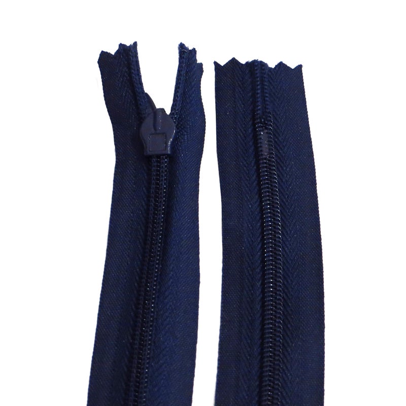 Seeking ROAM Invisible Zippers, Nylon Coil, #3, 2 Pieces (Navy, 18") - Image 4